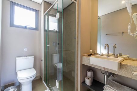 Studio para alugar com 31m², 1 quarto e sem vaga Studio para alugar com 31m², 1 quarto e sem vagaBanheiro