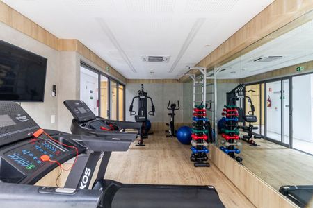 Studio para alugar com 31m², 1 quarto e sem vaga Studio para alugar com 31m², 1 quarto e sem vagaÁrea comum - Academia