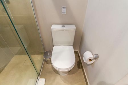 Studio para alugar com 25m², 1 quarto e sem vaga Studio para alugar com 25m², 1 quarto e sem vagaBanheiro