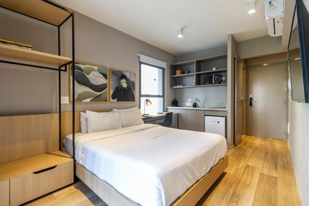 Studio para alugar com 25m², 1 quarto e sem vaga Studio para alugar com 25m², 1 quarto e sem vagaStudio