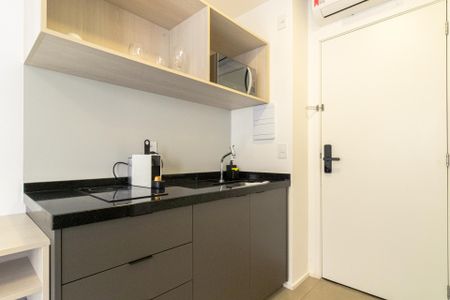 Studio para alugar com 24m², 1 quarto e sem vaga Studio para alugar com 24m², 1 quarto e sem vagaCozinha