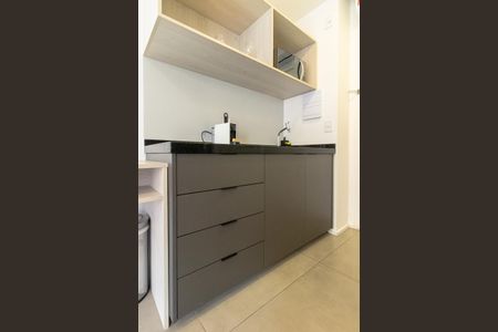 Studio para alugar com 24m², 1 quarto e sem vaga Studio para alugar com 24m², 1 quarto e sem vagaCozinha
