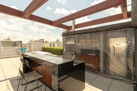 Studio para alugar com 24m², 1 quarto e sem vaga Studio para alugar com 24m², 1 quarto e sem vagaÁrea comum - Churrasqueira