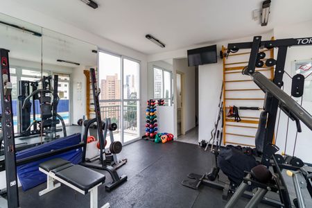 Apartamento à venda com 33m², 1 quarto e 1 vaga Apartamento à venda com 33m², 1 quarto e 1 vagaÁrea comum - Academia