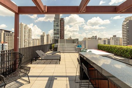 Studio para alugar com 24m², 1 quarto e sem vaga Studio para alugar com 24m², 1 quarto e sem vagaÁrea comum - Churrasqueira