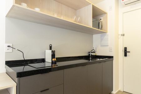 Studio para alugar com 24m², 1 quarto e sem vaga Studio para alugar com 24m², 1 quarto e sem vagaCozinha