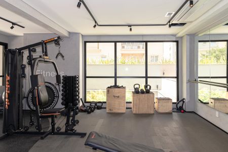 Apartamento para alugar com 24m², 1 quarto e sem vaga Apartamento para alugar com 24m², 1 quarto e sem vagaÁrea comum - Academia