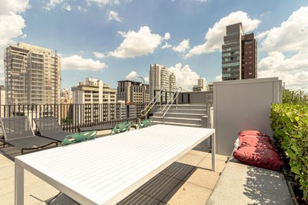 Apartamento para alugar com 24m², 1 quarto e sem vaga Apartamento para alugar com 24m², 1 quarto e sem vagaÁrea comum - Churrasqueira