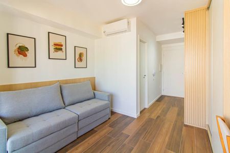 Studio para alugar com 27m², 1 quarto e sem vaga Studio para alugar com 27m², 1 quarto e sem vagaSala