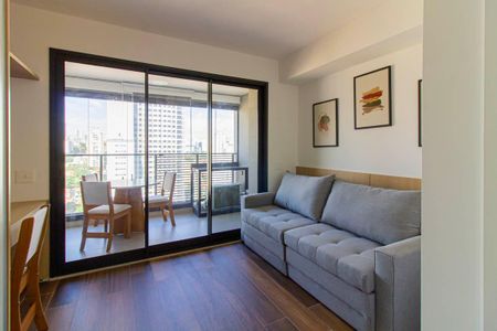 Studio para alugar com 27m², 1 quarto e sem vaga Studio para alugar com 27m², 1 quarto e sem vagaSala