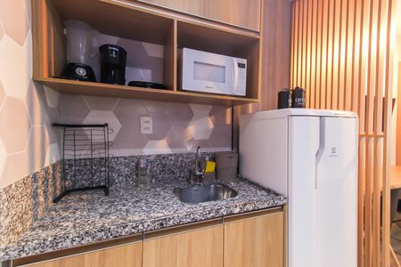 Studio à venda com 19m², 1 quarto e sem vaga Studio à venda com 19m², 1 quarto e sem vagaCozinha