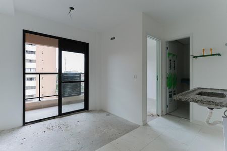 Sala/Cozinha de apartamento à venda com 1 quarto, 26m² em Vila Pauliceia, São Paulo