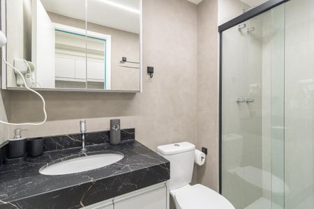 Studio para alugar com 25m², 1 quarto e sem vaga Studio para alugar com 25m², 1 quarto e sem vagaBanheiro