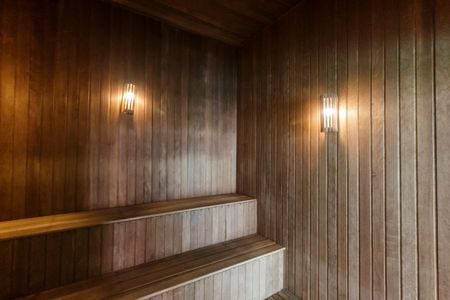 Apartamento à venda com 138m², 3 quartos e 3 vagas Apartamento à venda com 138m², 3 quartos e 3 vagasÁrea comum - Sauna