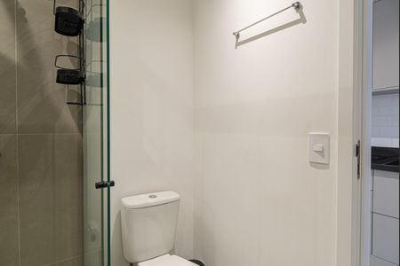 Studio para alugar com 28m², 1 quarto e sem vaga Studio para alugar com 28m², 1 quarto e sem vagaBanheiro