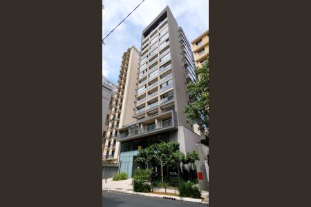 Studio para alugar com 28m², 1 quarto e sem vaga Studio para alugar com 28m², 1 quarto e sem vagaFachada