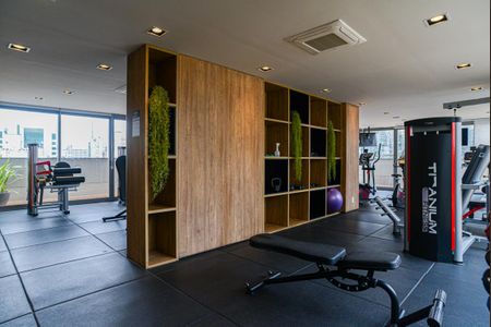 Studio para alugar com 28m², 1 quarto e sem vaga Studio para alugar com 28m², 1 quarto e sem vagaÁrea comum - Academia