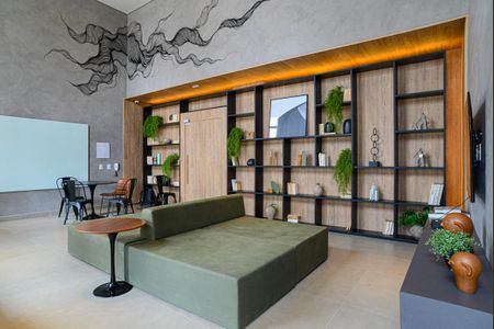 Studio para alugar com 28m², 1 quarto e sem vaga Studio para alugar com 28m², 1 quarto e sem vagaÁrea comum - Coworking