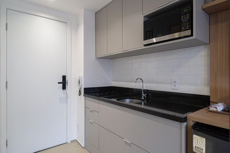 Studio para alugar com 28m², 1 quarto e sem vaga Studio para alugar com 28m², 1 quarto e sem vagaCozinha
