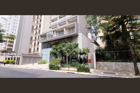 Studio para alugar com 28m², 1 quarto e sem vaga Studio para alugar com 28m², 1 quarto e sem vagaFachada