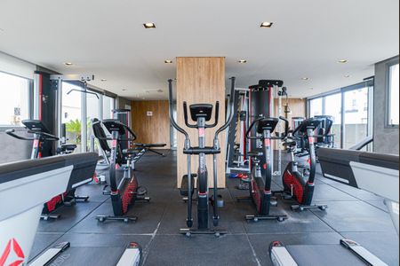 Studio para alugar com 28m², 1 quarto e sem vaga Studio para alugar com 28m², 1 quarto e sem vagaÁrea comum - Academia