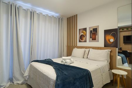 Studio para alugar com 28m², 1 quarto e sem vaga Studio para alugar com 28m², 1 quarto e sem vagaSala/Quarto