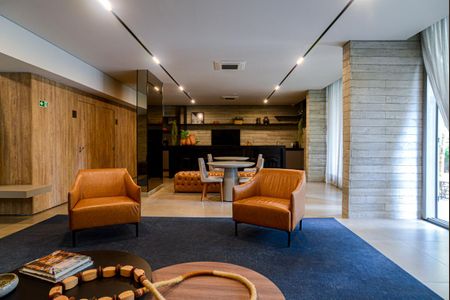 Studio para alugar com 28m², 1 quarto e sem vaga Studio para alugar com 28m², 1 quarto e sem vagaÁrea comum - Área Gourmet