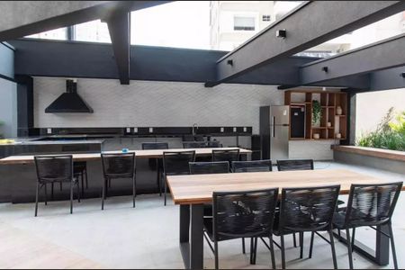 Studio para alugar com 27m², 1 quarto e sem vaga Studio para alugar com 27m², 1 quarto e sem vagaÁrea comum - Churrasqueira