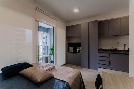 Studio para alugar com 27m², 1 quarto e sem vaga Studio para alugar com 27m², 1 quarto e sem vagaSala/Quarto