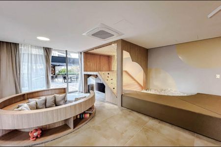 Studio para alugar com 27m², 1 quarto e sem vaga Studio para alugar com 27m², 1 quarto e sem vagaÁrea comum - Brinquedoteca