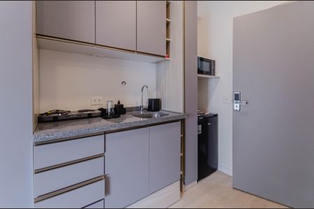 Studio para alugar com 27m², 1 quarto e sem vaga Studio para alugar com 27m², 1 quarto e sem vagaCozinha