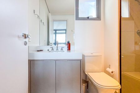 Studio para alugar com 29m², 1 quarto e 1 vaga Studio para alugar com 29m², 1 quarto e 1 vagaBanheiro