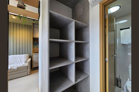 Apartamento para alugar com 25m², 1 quarto e 1 vaga Apartamento para alugar com 25m², 1 quarto e 1 vagaQuarto - Armários