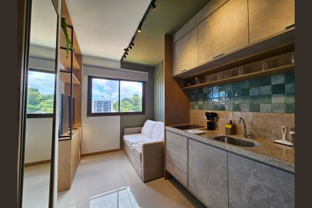 Apartamento para alugar com 25m², 1 quarto e 1 vaga Apartamento para alugar com 25m², 1 quarto e 1 vagaSala