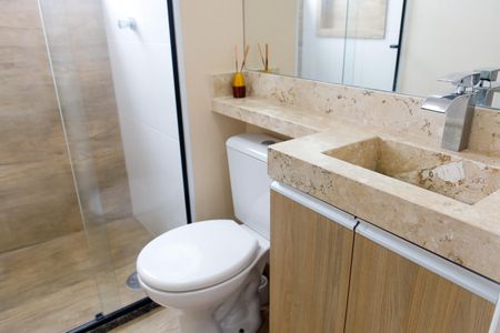 Apartamento à venda com 50m², 2 quartos e 2 vagas Apartamento à venda com 50m², 2 quartos e 2 vagasBanheiro