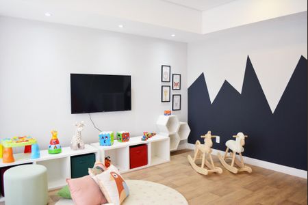 Apartamento para alugar com 55m², 2 quartos e 1 vaga Apartamento para alugar com 55m², 2 quartos e 1 vagaÁrea comum - Brinquedoteca