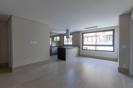 Sala de apartamento à venda com 3 quartos, 91m² em Sion, Belo Horizonte