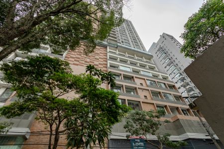 Studio para alugar com 27m², 1 quarto e sem vaga Studio para alugar com 27m², 1 quarto e sem vagaFachada