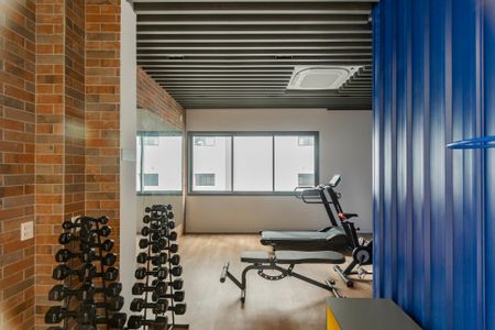 Studio para alugar com 27m², 1 quarto e sem vaga Studio para alugar com 27m², 1 quarto e sem vagaAcademia