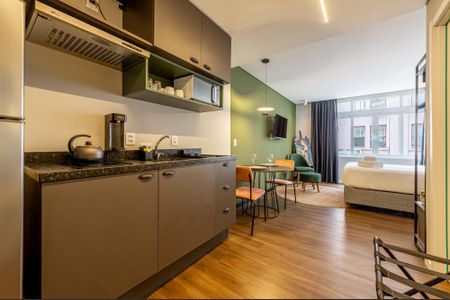 Apartamento para alugar com 29m², 1 quarto e sem vaga