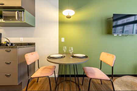 Apartamento para alugar com 29m², 1 quarto e sem vaga