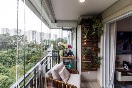 Varanda de apartamento à venda com 3 quartos, 101m² em Residencial Zero (tambore), Santana de Parnaíba