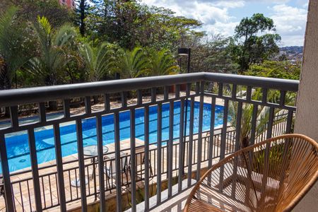 Varanda da Sala de apartamento para alugar com 2 quartos, 64m² em Vila Castelo, São Paulo