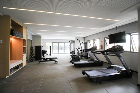 Apartamento para alugar com 24m², 1 quarto e sem vaga Apartamento para alugar com 24m², 1 quarto e sem vagaÁrea comum - Academia