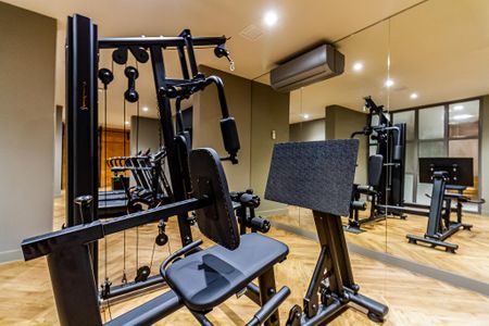 Studio para alugar com 27m², 1 quarto e 1 vaga Studio para alugar com 27m², 1 quarto e 1 vagaÁrea comum - Academia