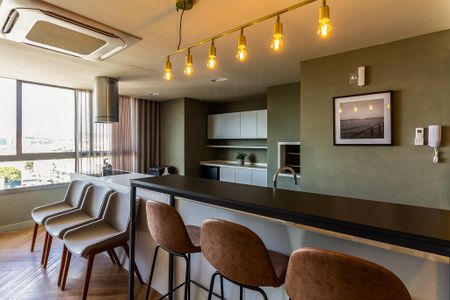 Studio para alugar com 27m², 1 quarto e 1 vaga Studio para alugar com 27m², 1 quarto e 1 vagaÁrea comum - Salão de festas