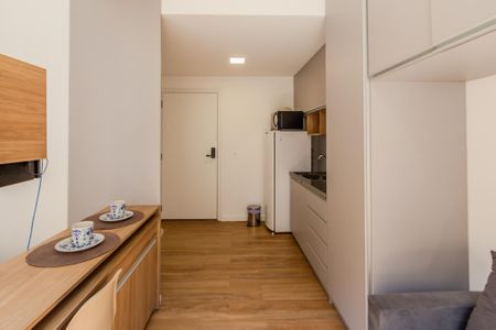 Studio para alugar com 27m², 1 quarto e 1 vaga Studio para alugar com 27m², 1 quarto e 1 vagaCozinha
