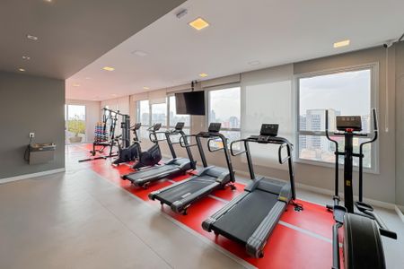 Studio para alugar com 27m², 1 quarto e sem vaga Studio para alugar com 27m², 1 quarto e sem vagaAcademia