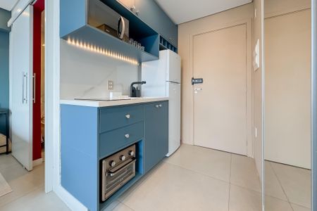 Studio para alugar com 27m², 1 quarto e sem vaga Studio para alugar com 27m², 1 quarto e sem vagaCozinha