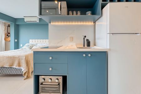 Studio para alugar com 27m², 1 quarto e sem vaga Studio para alugar com 27m², 1 quarto e sem vagaCozinha